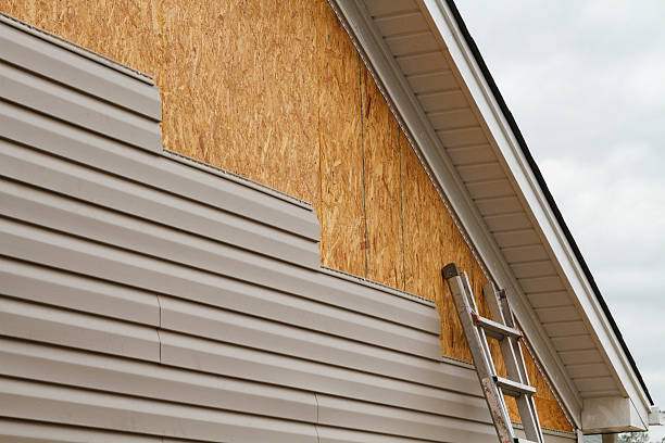Professional Siding technician working in Suitland, MD